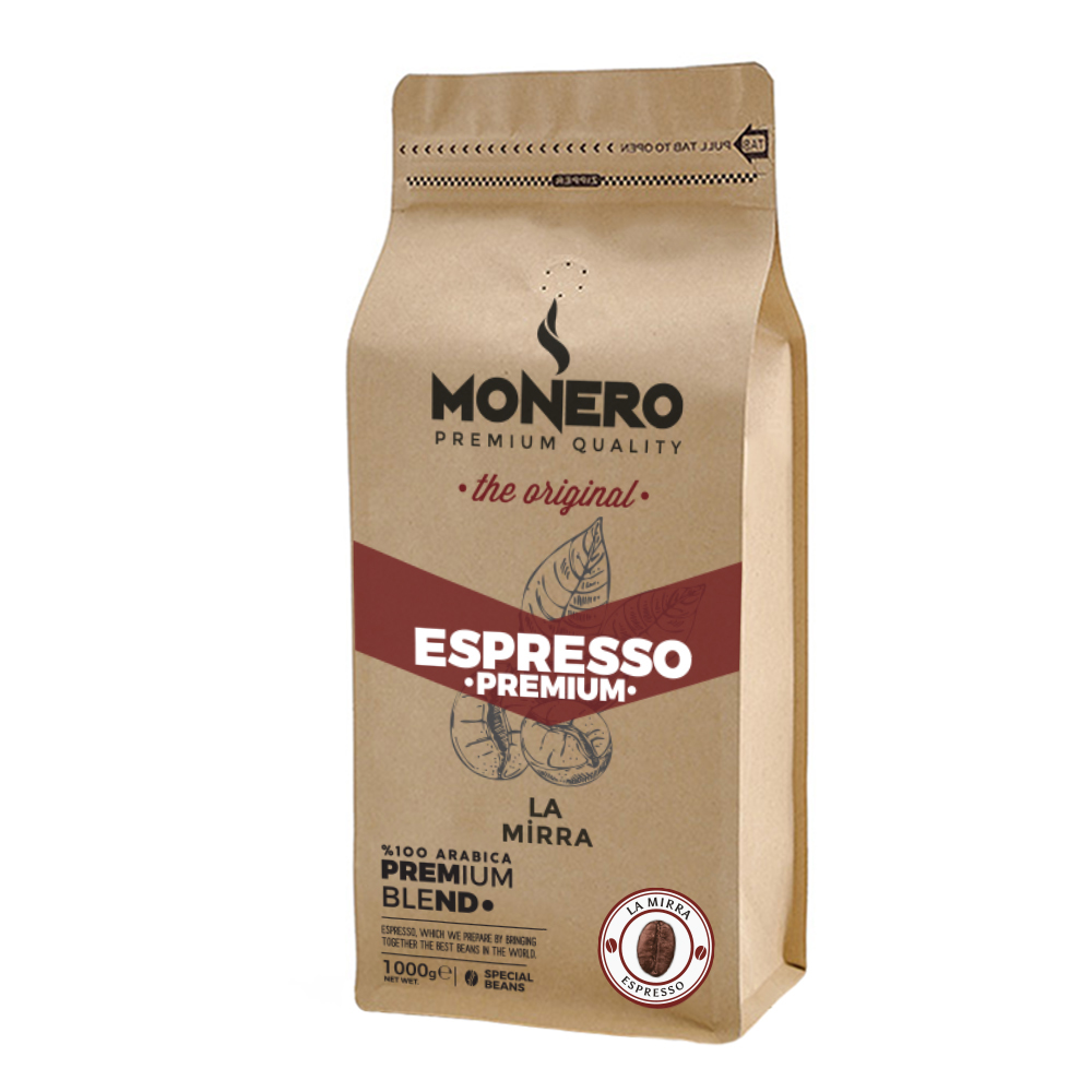 Monero Espresso La Mirra Çekirdek Kahve 1000 Gr.
