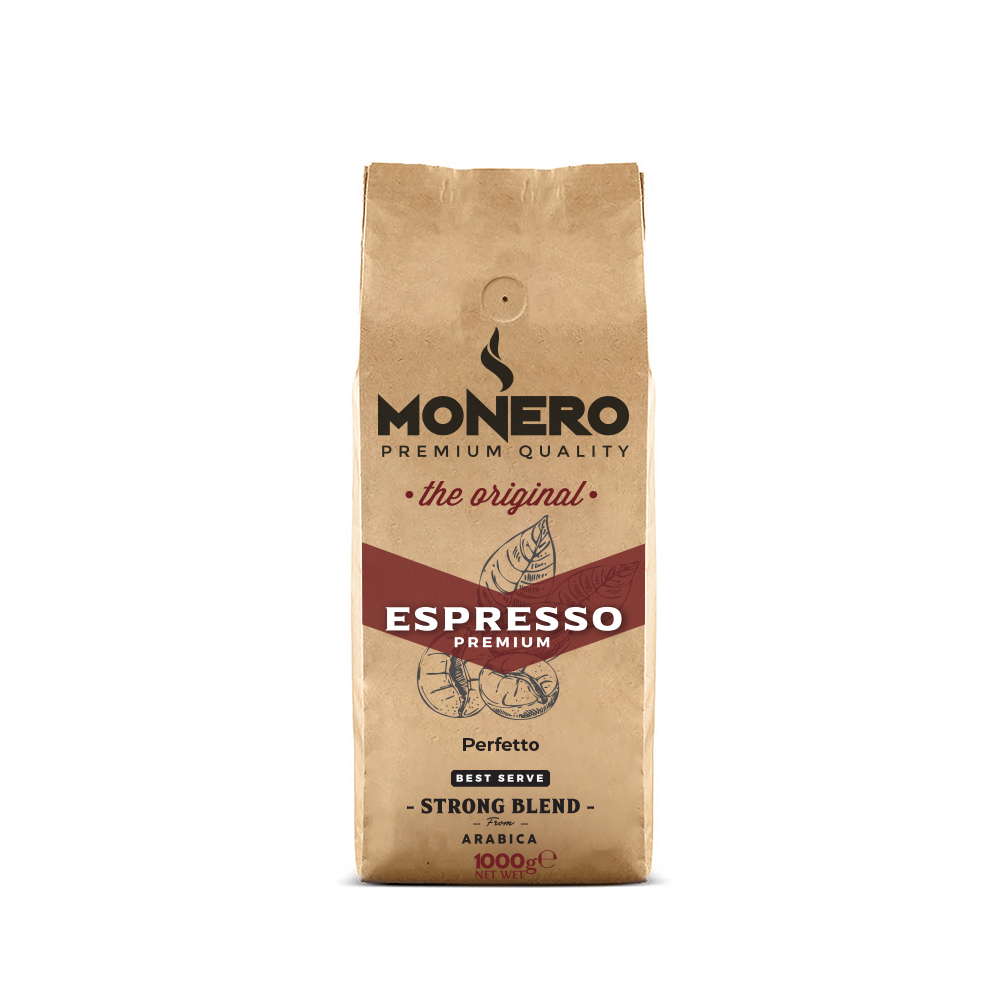 Monero Espresso Perfetto Çekirdek Kahve 1000 Gr.