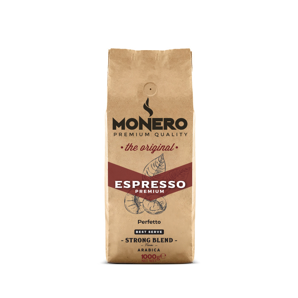 Monero Espresso Perfetto ekirdek Kahve 1000 Gr.