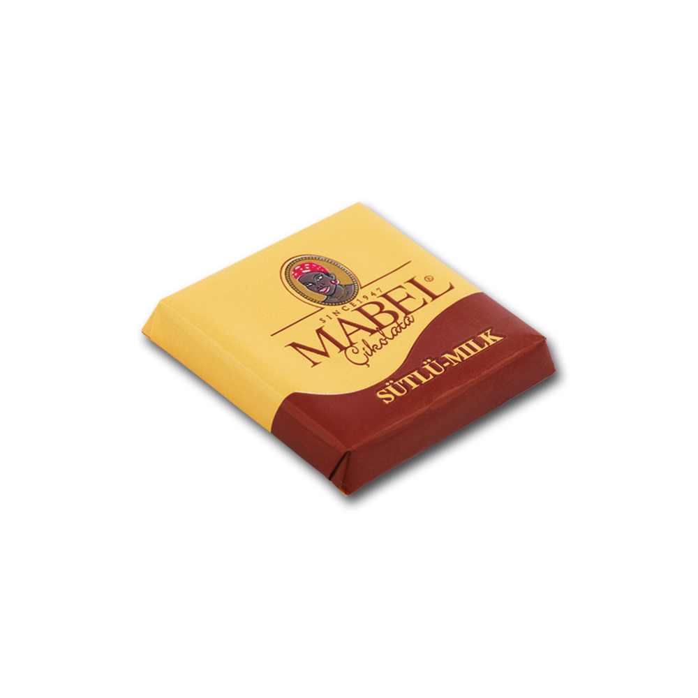 Mabel Kare Napoliten Sütlü Çikolata 3 kg (420 adet)