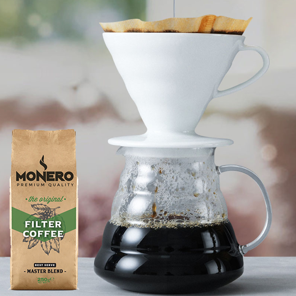 Cafeavm V60 Demleme Seti Monero Filtre Kahve Hediye